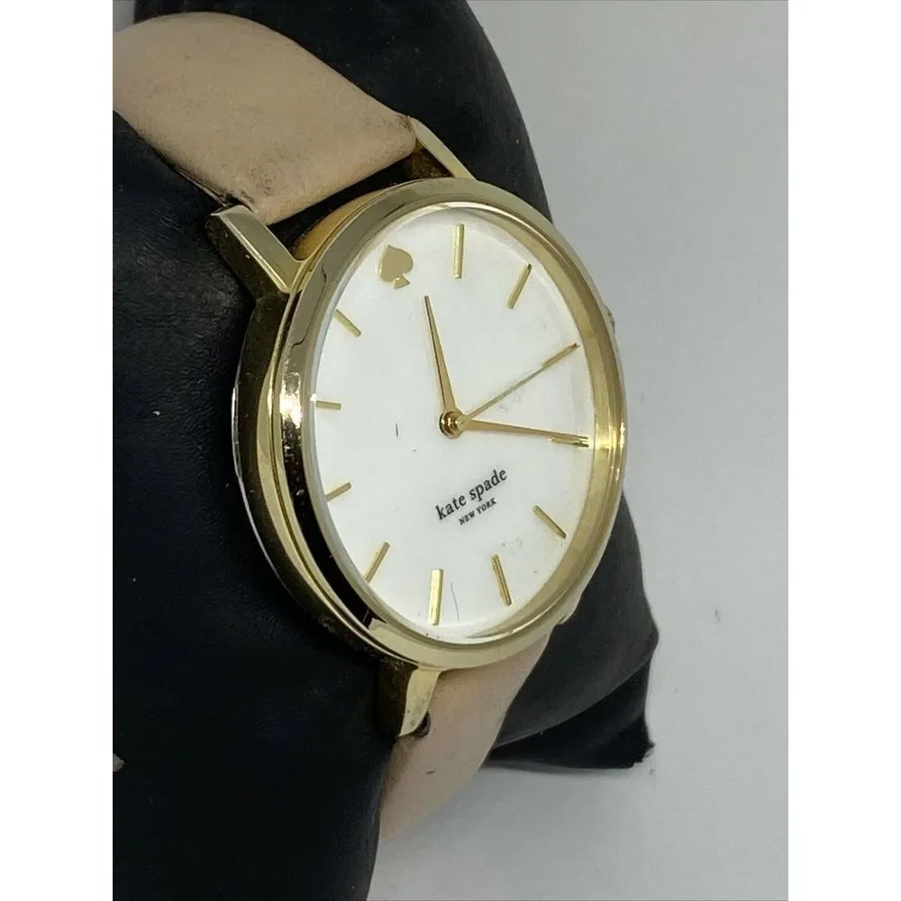 Kate Spade New York 0073 Women's Beige Leather Analog Dial Quartz Watch MP40